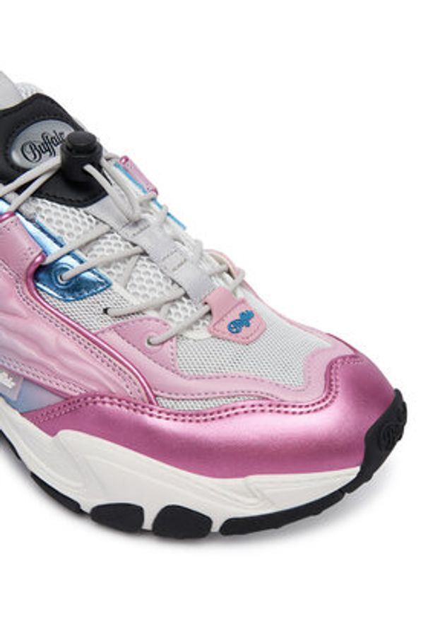 Buffalo Sneakersy Pyra One 1636727 Różowy. Kolor: różowy. Materiał: skóra