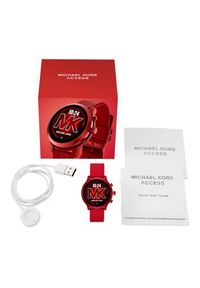 Michael Kors Smartwatch Mkgo MKT5073 Czerwony. Rodzaj zegarka: smartwatch. Kolor: czerwony