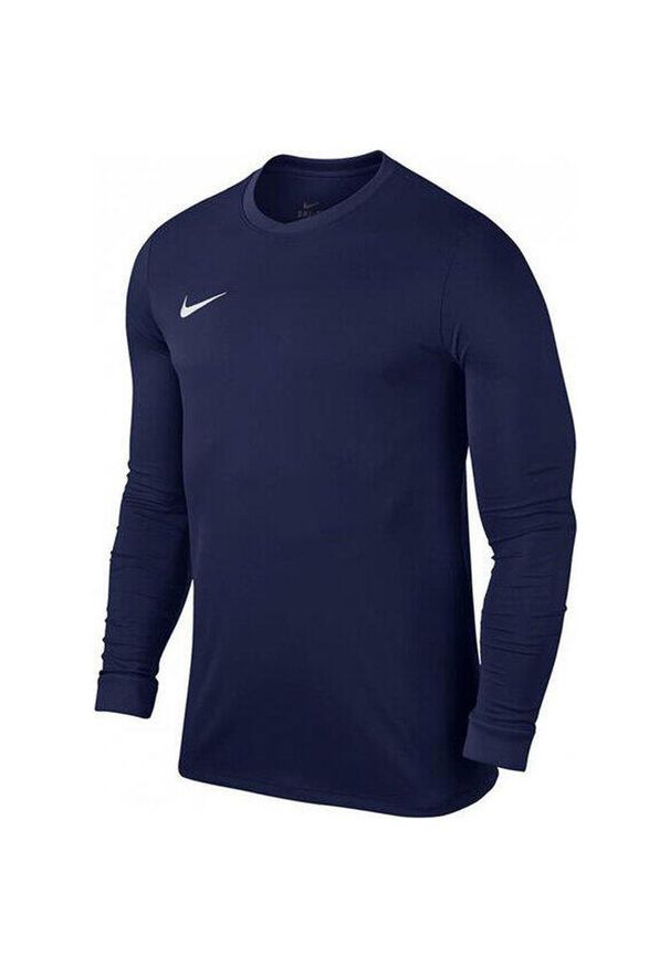 Koszulka treningowa męska Nike DF Park VII. Kolor: niebieski. Materiał: poliester. Długość rękawa: długi rękaw