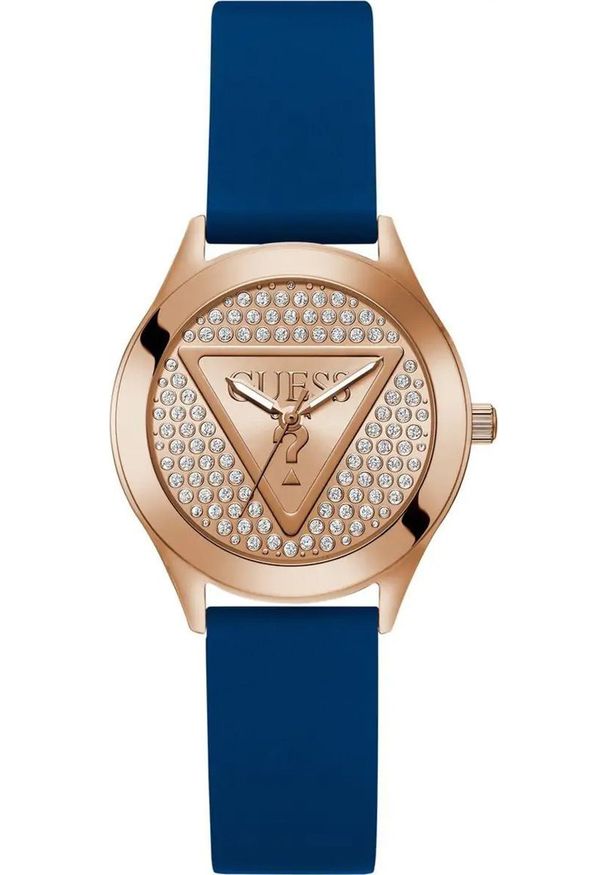 Zegarek damski Guess GW0745L4 CYRKONIE niebieski. Kolor: niebieski