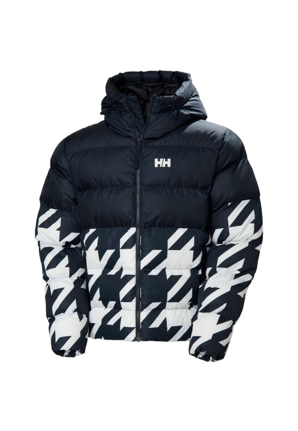 Kurtka puchowa Helly Hansen Oslo Graphic. Kolor: niebieski. Materiał: puch