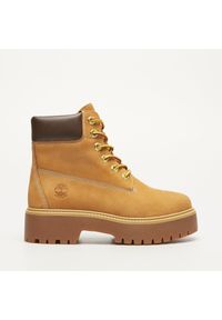 Trapery damskie Timberland STONE STREET 6 INCH BOOTS. Okazja: do pracy, na co dzień, na spacer. Kolor: brązowy. Styl: street
