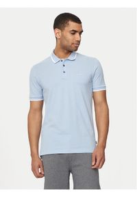 BOSS - Boss Polo Parlay 190 50494697 Błękitny Regular Fit. Typ kołnierza: polo. Kolor: niebieski. Materiał: bawełna #1