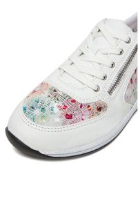 Rieker Sneakersy CEO-N1112-90 Biały. Kolor: biały. Materiał: skóra #8