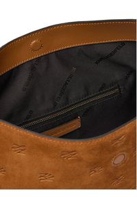 Karl Lagerfeld - KARL LAGERFELD Torebka B1W30105 Brązowy. Kolor: brązowy. Materiał: zamszowe, skórzane #4