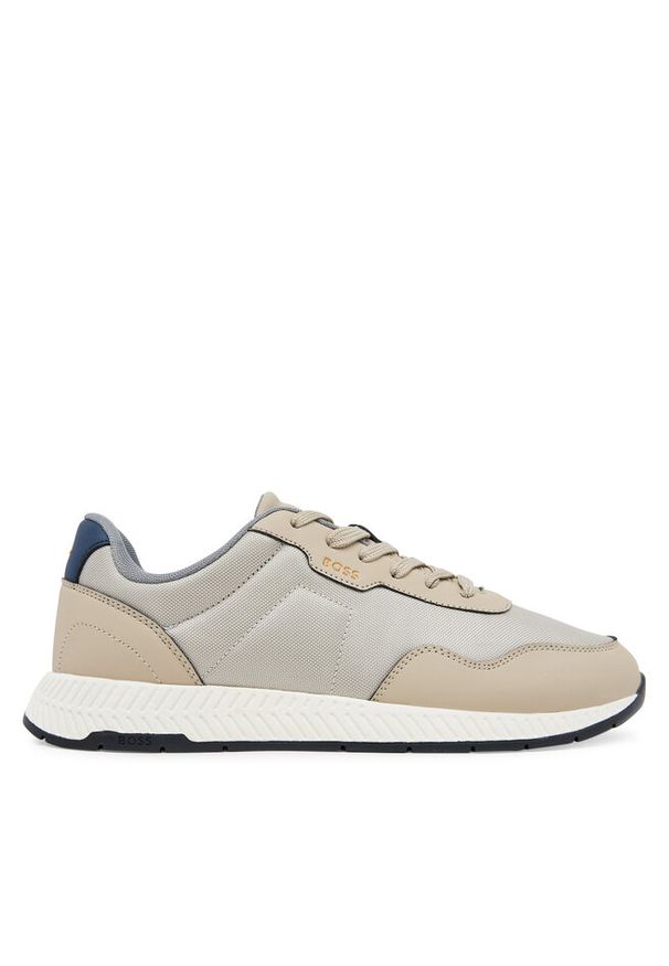 Sneakersy BOSS. Kolor: beżowy
