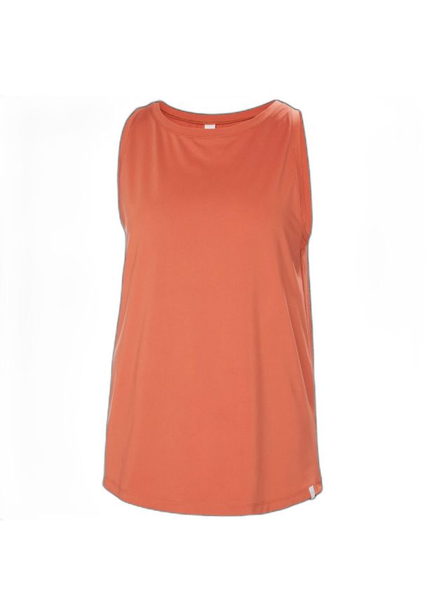 Damski tank top Helly Hansen Tech Split Back. Kolor: wielokolorowy, czerwony, brązowy, pomarańczowy. Sport: turystyka piesza