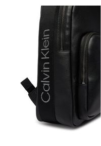 Calvin Klein Plecak Webbing Strap Round Backpack LV04D3282G Czarny. Kolor: czarny. Materiał: skóra #6