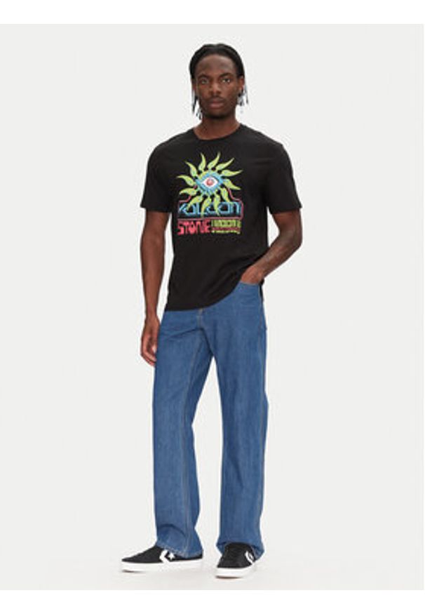 Volcom Jeansy Modown A1931900 Niebieski Relaxed Fit. Kolor: niebieski