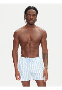YSABEL MORA - Ysabel Mora Szorty kąpielowe 90377 Błękitny Regular Fit. Kolor: niebieski. Materiał: syntetyk #4