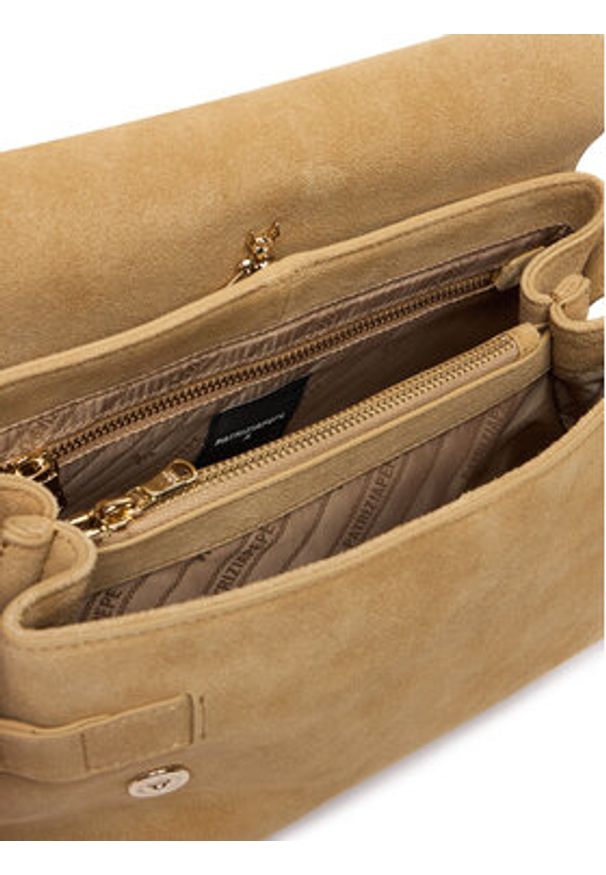 Patrizia Pepe Torebka Borsa 8B0306/L152-B880 Beżowy. Kolor: beżowy. Materiał: zamszowe, skórzane