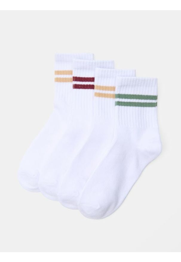 Sinsay - Skarpetki 3 pack - wielobarwny