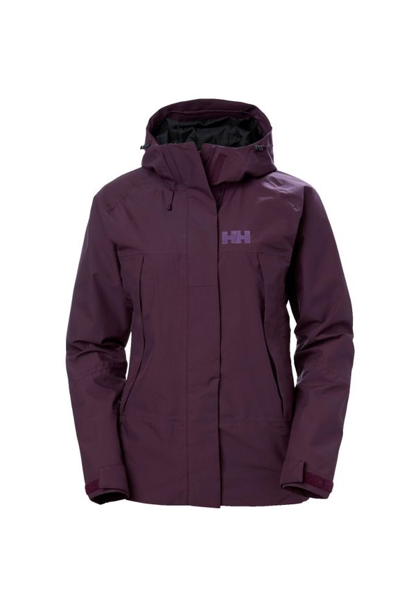 Kurtka damska Helly Hansen banff shell. Kolor: niebieski, wielokolorowy, fioletowy