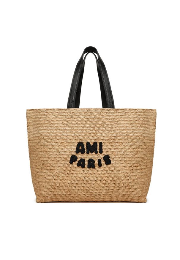 AMI PARIS Torebka ULL033.AW0077 Beżowy. Kolor: beżowy. Styl: street