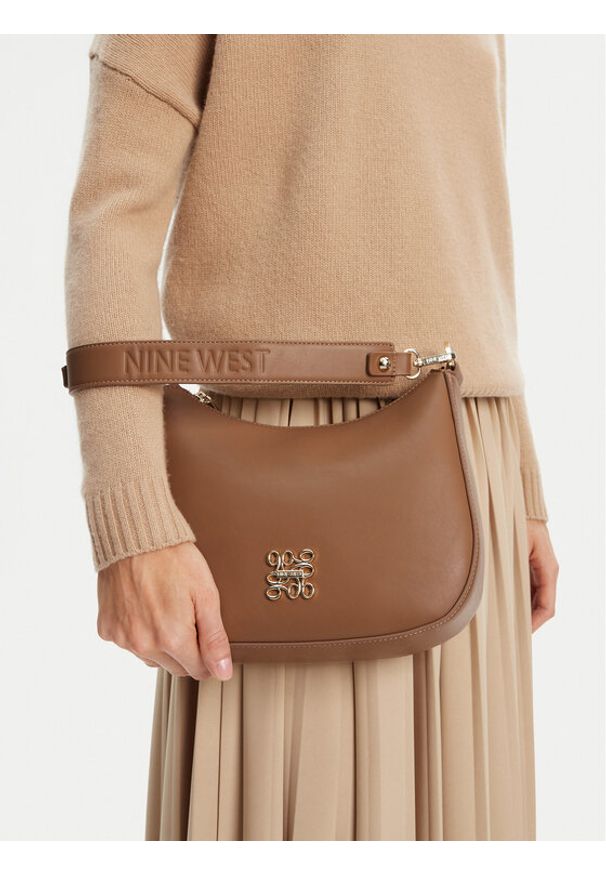 Nine West Torebka CEO-NANCY-H241690 Brązowy. Kolor: brązowy