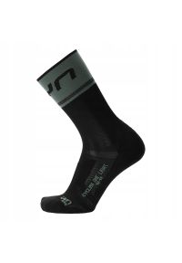 Skarpety rowerowe męskie UYN Cycling One Light Socks. Kolor: czarny, zielony, wielokolorowy. Sport: kolarstwo