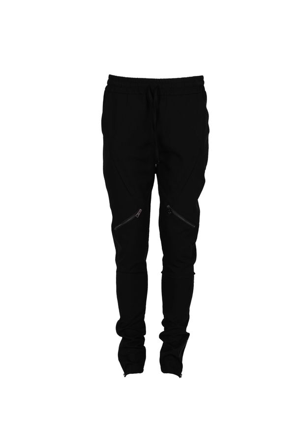 La Haine Inside Us Spodnie | P24033RLM126 | Mężczyzna | Czarny. Okazja: na co dzień, do pracy. Kolor: czarny. Materiał: poliester, wiskoza, elastan. Styl: casual, elegancki