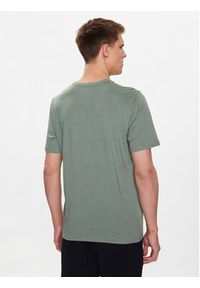 skechers - Skechers T-Shirt Latitude MTS368 Zielony Regular Fit. Kolor: zielony. Materiał: bawełna #3