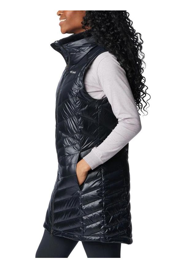 columbia - Kamizelka damska Columbia Joy Peak Long. Kolor: czarny. Sezon: zima