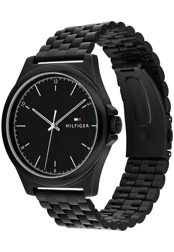 TOMMY HILFIGER - Zegarek Tommy Hilfiger Męski Zegarek Norris LE 1710613 Minimalistyczna Elegancja All-Black