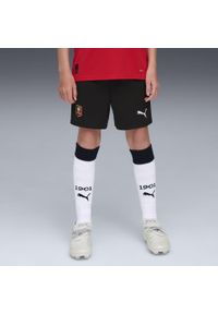 Puma - Młodzieżowe szorty Stade Rennais FC 25/26 PUMA Black. Kolor: czarny. Materiał: tkanina. Sport: piłka nożna