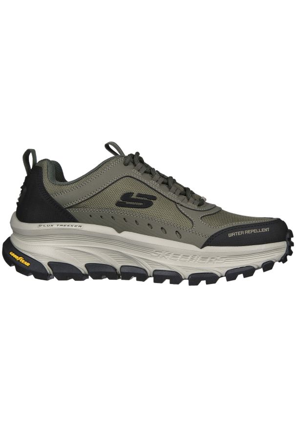 skechers - Buty męskie SKECHERS D'Lux Trekker. Kolor: zielony