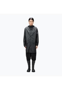 Kurtka Rains Long Jacket W3. Kolor: czarny