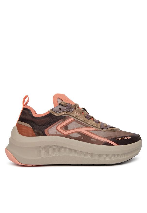 Sneakersy Calvin Klein. Kolor: różowy. Sport: bieganie