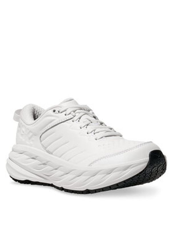 HOKA - Hoka Buty do biegania Bondi Sr 1110521 Szary. Kolor: szary. Materiał: skóra