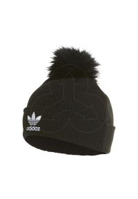 Adidas - Czapka zimowa ADIDAS Originals CZARNA POMPON - OSM. Kolor: czarny. Materiał: akryl. Sezon: zima #1