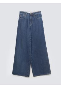 Big-Star - Jeansy damskie z szeroką nogawką granatowe Emily 532. Stan: podwyższony. Kolor: niebieski. Styl: elegancki #6