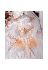 Intica - Komplet bielizny koronkowej z wiązaniem Elizebeth. Materiał: koronka #1