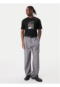 Hugo - HUGO T-Shirt Doreston 50554319 Czarny Regular Fit. Kolor: czarny. Materiał: bawełna #3