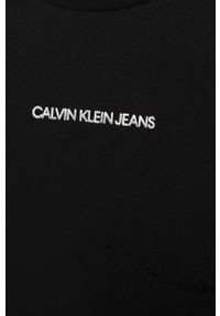 Calvin Klein Jeans - T-shirt dziecięcy 104-176 cm. Okazja: na co dzień. Kolor: czarny. Materiał: bawełna, dzianina. Wzór: nadruk. Styl: casual #2