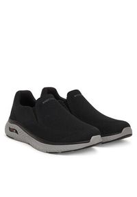 skechers - Skechers Sneakersy Arch Fit Crosser Slip-On Sports 205345/BLK Czarny. Zapięcie: bez zapięcia. Kolor: czarny. Materiał: materiał #2