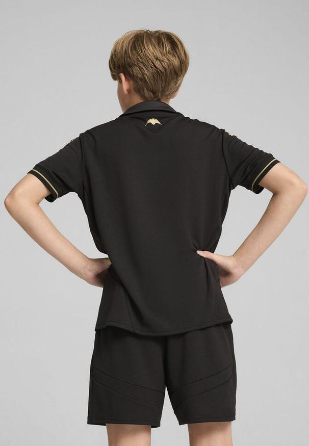 Puma - Młodzieżowa koszulka wyjazdowa Valencia CF 24/25 PUMA Black Gold. Kolor: żółty, wielokolorowy, czarny
