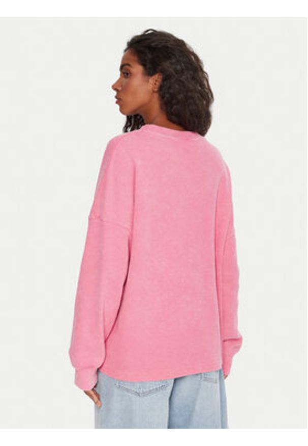 Roxy Bluza Eastside ERJKT04322 Różowy Boxy Fit. Kolor: różowy. Materiał: syntetyk, bawełna