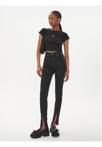 Calvin Klein Jeans Jeansy J20J223715 Czarny Super Skinny Fit. Kolor: czarny