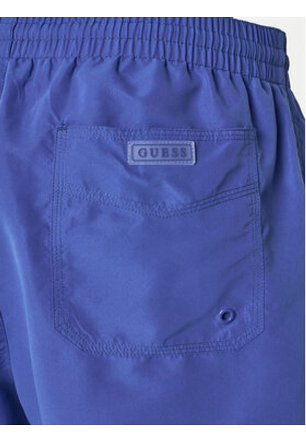 Guess Szorty kąpielowe F4GT01 WG282 Niebieski Regular Fit. Kolor: niebieski. Materiał: syntetyk