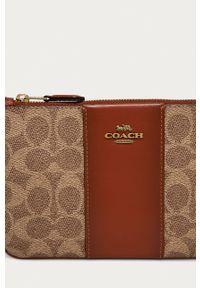 Coach - Portfel skórzany 32445 Small Wristlet. Kolor: brązowy. Materiał: skóra #4