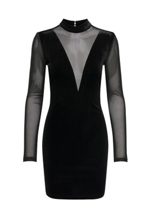only - ONLY Sukienka koktajlowa Smooth 15360667 Czarny Slim Fit. Kolor: czarny. Materiał: syntetyk. Styl: wizytowy
