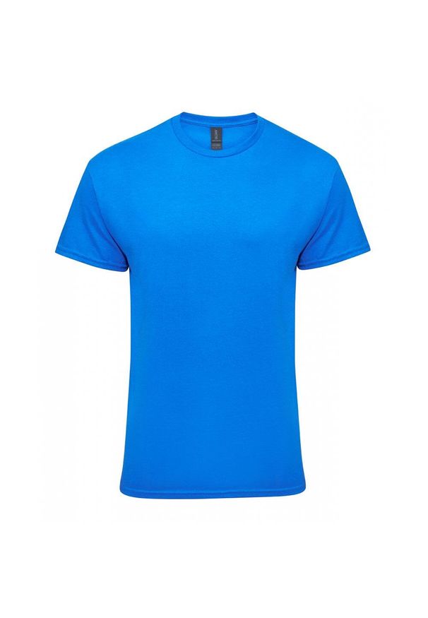 GILDAN - Bawełniana Lekka Koszulka Unisex Dla Dorosłych. Kolor: niebieski. Materiał: bawełna. Sport: turystyka piesza