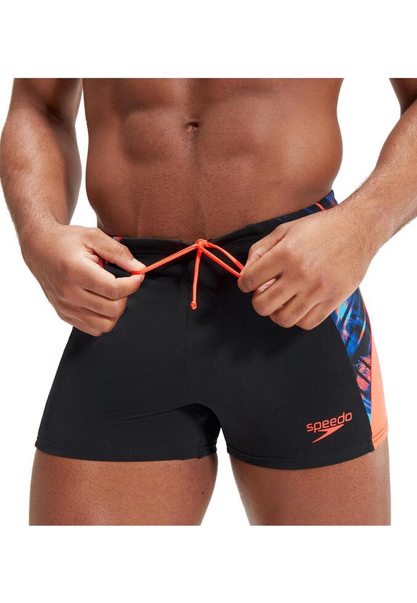 Bokserki kąpielowe męskie Speedo Eco END+ Splice Aquashort. Kolor: czarny