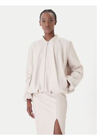 Rinascimento Kurtka z imitacji skóry CFC0127530003 Beżowy Relaxed Fit. Kolor: beżowy. Materiał: skóra #1