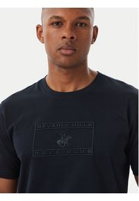 Beverly Hills Polo Club T-Shirt P-FW26M-TS1536 Granatowy Regular Fit. Typ kołnierza: polo. Kolor: niebieski. Materiał: bawełna #3