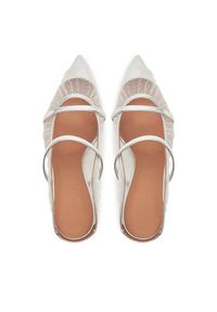 MALONE SOULIERS Klapki Maureen 85-263 Srebrny. Kolor: srebrny #3