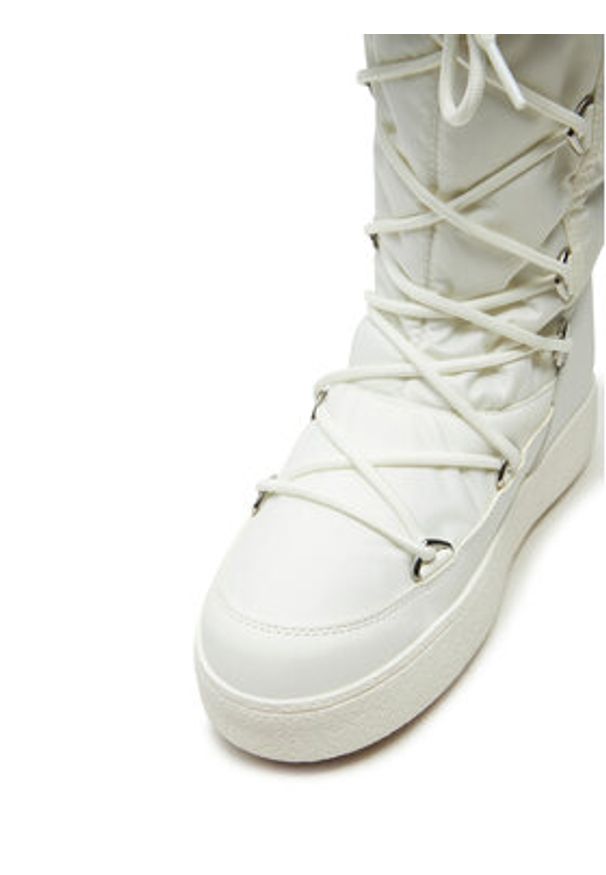 Moon Boot Śniegowce Ltrack Monaco Wp 80D2450190 Biały. Kolor: biały. Materiał: skóra