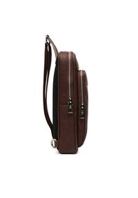 TOMMY HILFIGER - Tommy Hilfiger Saszetka Th Flag Monogram Sling Pack AM0AM14140 Brązowy. Kolor: brązowy. Materiał: skóra #4