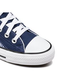 Converse Trampki Chuck Taylor All Star Hickory Stripe A00480C Granatowy. Kolor: niebieski. Materiał: materiał
