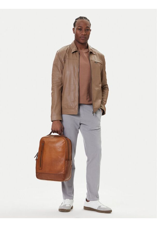 Pikolinos Plecak Mha-783C1 Brązowy. Kolor: brązowy. Materiał: skóra